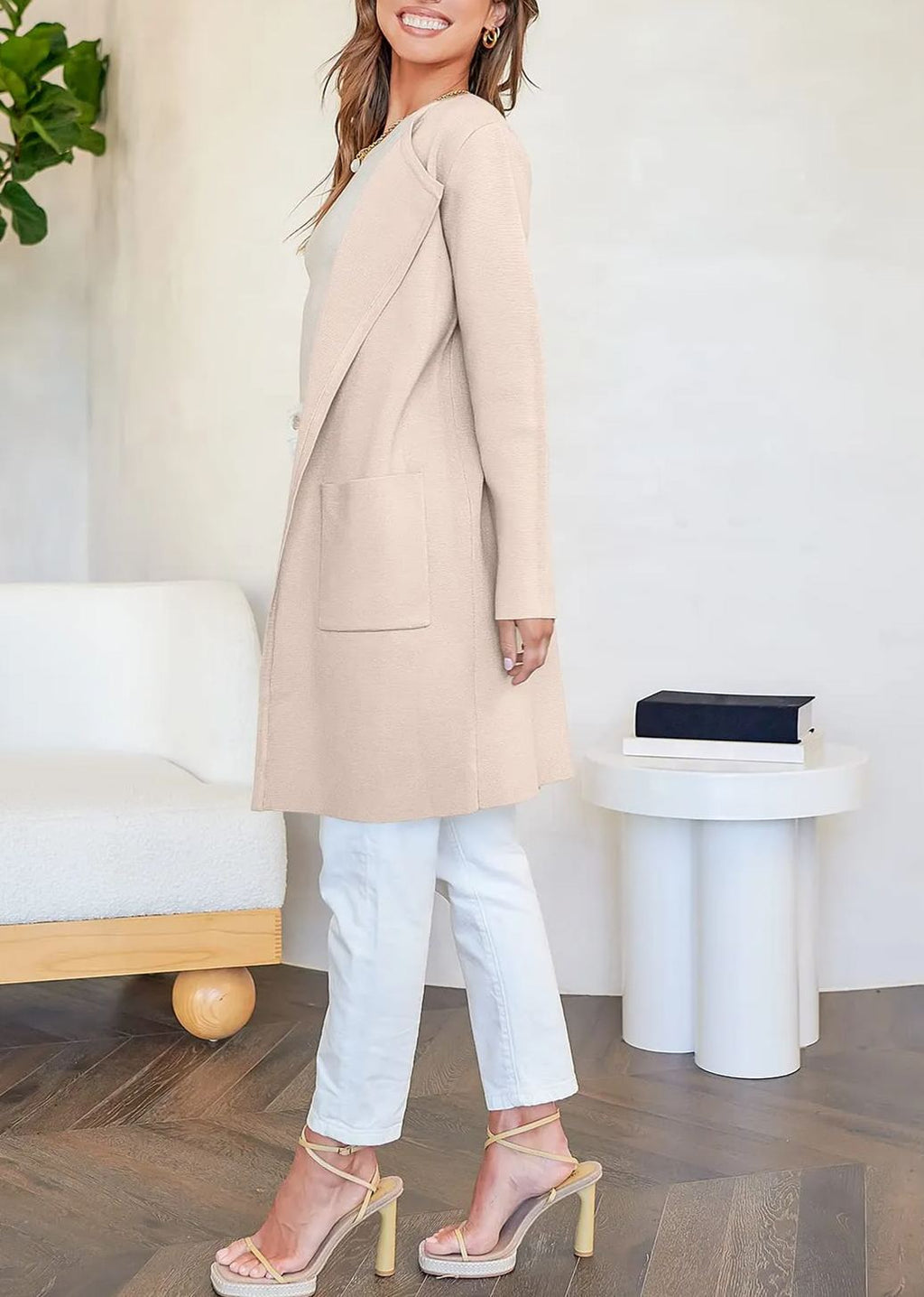 Women's Open Front Knit Cardigan (Buy 2 Free Shipping)